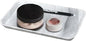 Countertop Vanity Tray, Bathroom Silicone Shatterproof Tray, Soap and Sponge Holder for Kitchen Sink Toilet Tank Tray, Bathroom Trays for Counter, Perfume Candle Key Valet - Marble