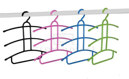 Crownmart® Multifunctional Fishbone Anti-Skid Multi Layers Clothes Hanger (Multicolor) (2)