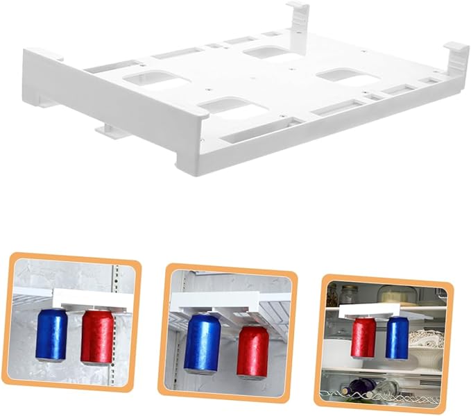 2pcs Rack Can Holders Slide Wire Rack for Drink Storage Dispenser for Fridge Accessory