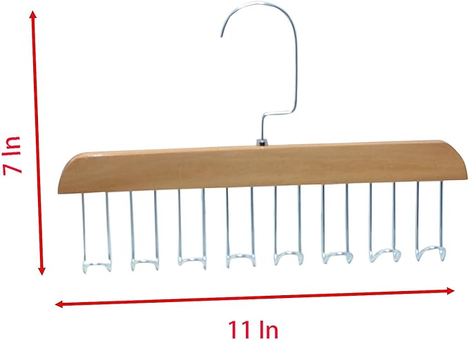 Space Saving Clothes Hanger, 4 Pack 8 Hooks Clothes Hanger Organizer for Home and Travel (4)