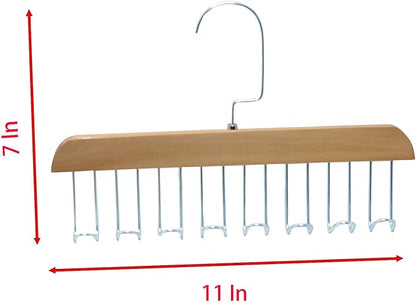 Space Saving Clothes Hanger, 4 Pack 8 Hooks Clothes Hanger Organizer for Home and Travel (4)