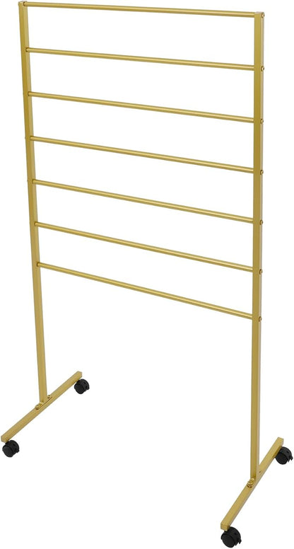 Scarf Organizer, Scarf Display Stand, 7 Tier Metal Scarf Holder Organizer, Floor-standing Scarf Rack for Commercial or Home, Hijab Stand RackTies Belt Pants Hanging Rack