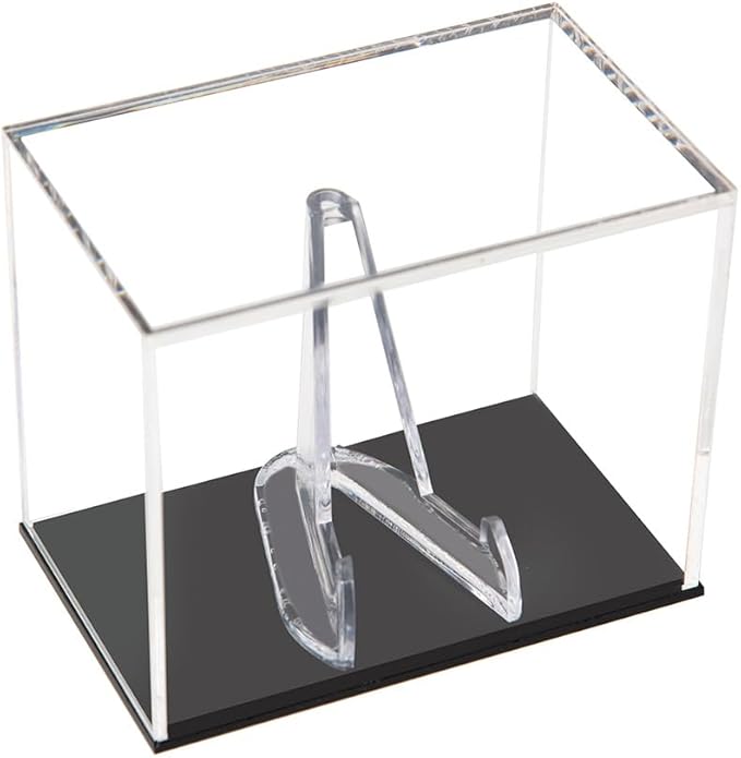 Belt Buckle Display Case Stand Holder Clear Acrylic Box Protected Cabinet Shelf Rack Protection Storage Cover Collections