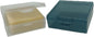 Bathroom Soap Dishes for Dr. Squatch Soap, Square Travel Soap Container with Lid, Portable Bar Soap Holder for Shower Soap Dish Box for Traveling Camping Outdoor Elimeta (Clear and Blue)