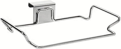 Iron Cabinet Door Trash Bag Holder Versatile Kitchen Trash Bag Holder Storage Rack for Efficient Waste Management Iron