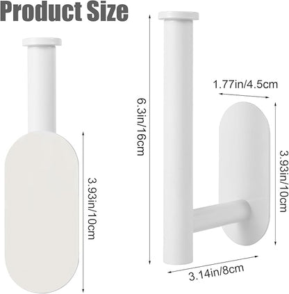 PEUTIER 2pcs Hat Racks for Baseball Caps, No Drill Hat Hooks for Wall Stainless Steel Hat Storage Organizer Self-Adhesive Hat Hanger for Door Bedroom Closet (White)