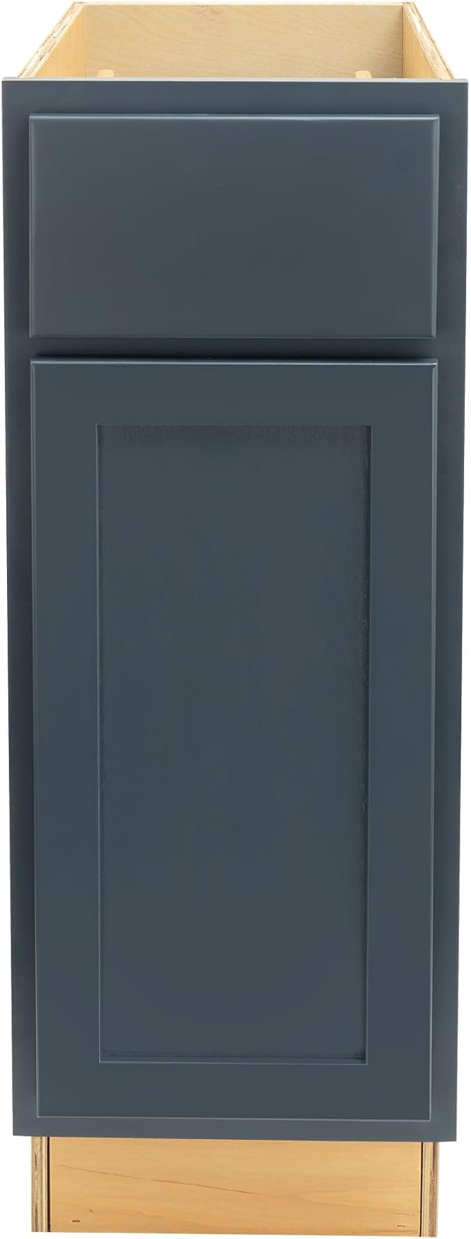 Quicklock RTA (Ready-to-Assemble) | Base Kitchen Cabinets - Shaker Style | Made in America (Needlepoint Navy, 12" Wx34.5 Hx24 D Base)