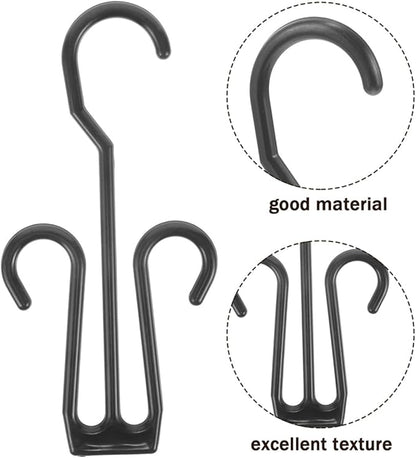 SEWACC 25pcs Plastic Shoe Hooks Hanging Shoe Organizer Drying Rack Shelf for Wall Closet Storage Home Use