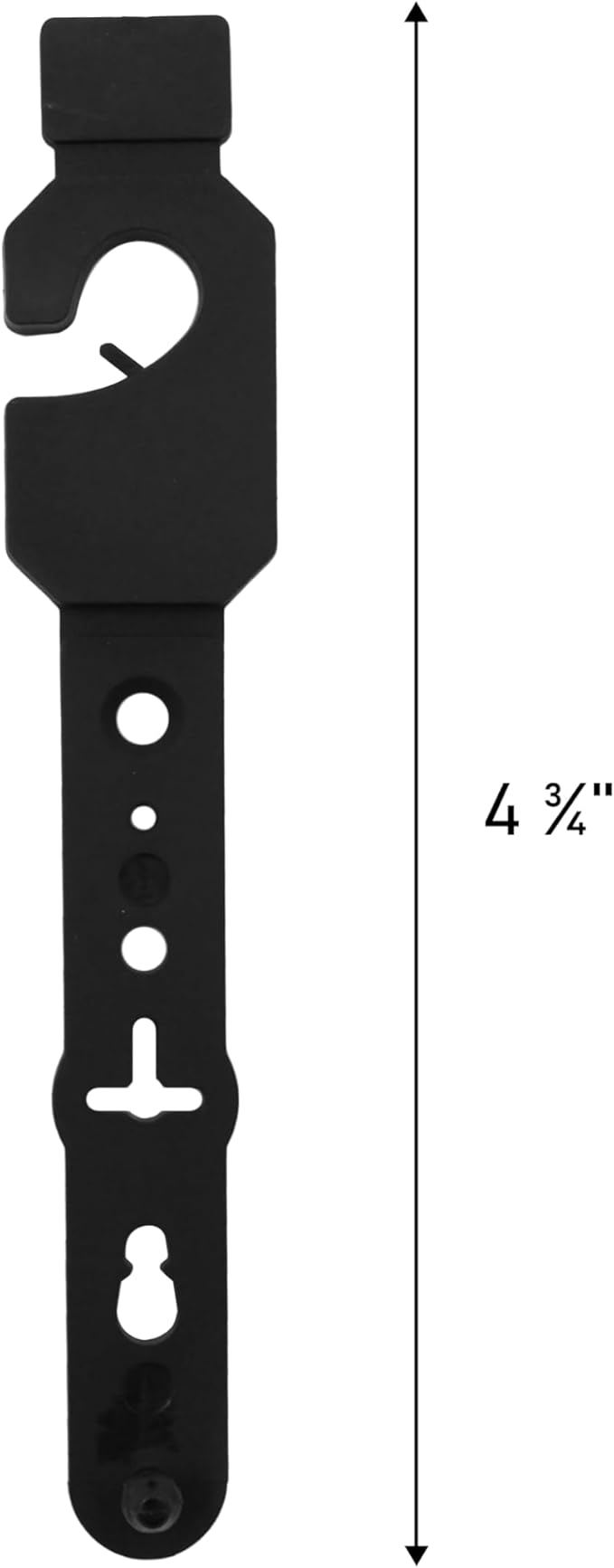 SSWBasics Black Plastic Belt Hangers - Pack of 100