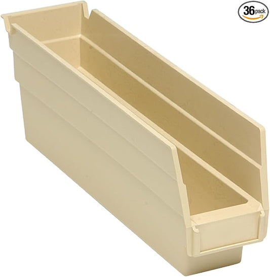 Quantum Storage QSB100 Economy Part Organizer Bins - 11-5/8" x 2-3/4" x 4" - 36 Pack