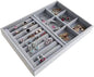 Gray Velvet Stackable Organizer Premium Quality Stackable Tray for Rings Accessaries Jewelry Collectibles Closet Orgnization Drawer Dividers Inserts