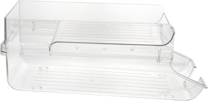 Soda Can Organizer for Fridge Transparent Beverage Holder Space-saving Drink Dispenser for Refrigerator and Pantry Storage