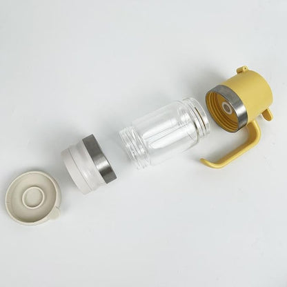 Honey Dispenser No Drip with Base, 2026 New Glass Honey Dispenser, Maple Syrup Dispensers, Syrup and Jam, Honeys Container with Handle, Mess-Free Honeys Jar Container for Quantitative Extraction