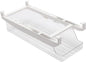 Fridge Drawer Can Organizer, Rolling Soda Can Organizer for Refrigerator, Can Dispenser for Refrigerator Soda Dispenser for Fridge Plastic Dispenser Bin Suitable for Cans(Clear)