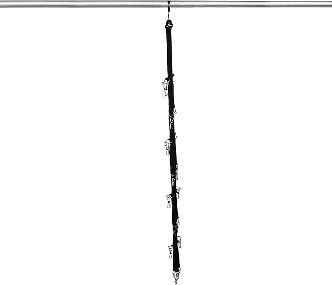 LAMINET Closet Hanger Hat Rack Organizer Hats, Purses, and other items for up to 16 items. Easy Assembly Hangs Over Rod Dent/Scratch Free