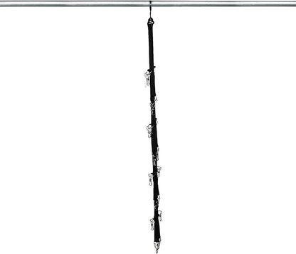 LAMINET Closet Hanger Hat Rack Organizer Hats, Purses, and other items for up to 16 items. Easy Assembly Hangs Over Rod Dent/Scratch Free
