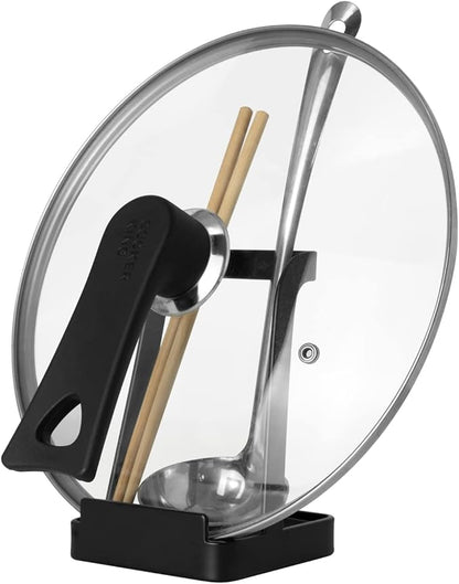 Holder-Lid Stand for Utensils in Kitchen,Pot Lid Holder
