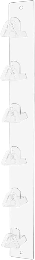 Marketing Holders Sunglasses Holder 6 Pair Wall Mount with Hardware Department Stores Malls Shopping Centers Convenient Clear Acrylic Organizer