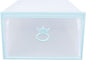 MAGICLULU Thickened Plastic Shoes Box 33x23x14cm Drawer-style Shoe Storage Container Stackable Organizer for Men and Women