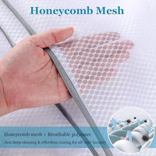 6 Pack XX-Large Mesh Laundry Bags for Delicates, 24 x 24 Inches - Image 3