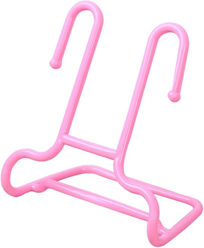 2 pcs Shoe Organizer Rack Space Saving Hanging Design for Bedroom Closet Entryway Material for Drying Shoes Pink