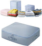 Ultra Space Saving Self Compression Organizer, Blanket Storage, Space-Saving Storage Bag, High-End Quilt Packaging Cube Bedding Storage Bag (Blue, L (54 * 42 * 30CM))