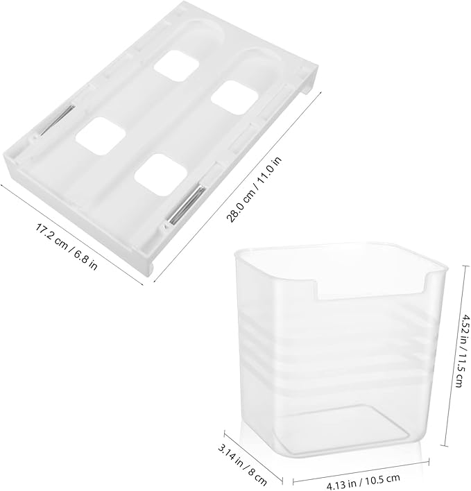 SOLUSTRE 2 Pcs Fridge Can Dispenser Rack Soda Can Organizer for Refrigerator Space-saving Storage Boxes Easy to Use
