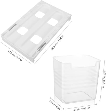 SOLUSTRE 2 Pcs Fridge Can Dispenser Rack Soda Can Organizer for Refrigerator Space-saving Storage Boxes Easy to Use