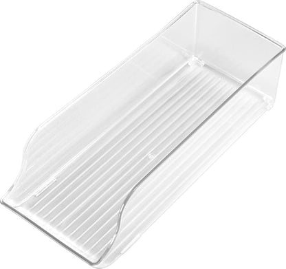 Clear Transparent Universal Refrigerator Storage Bin for Soda Cans
