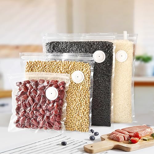 RAIN SPIRIT Reusable Vacuum Sealer Bags for Food, (20 Medium & 20 Small) - Image 5