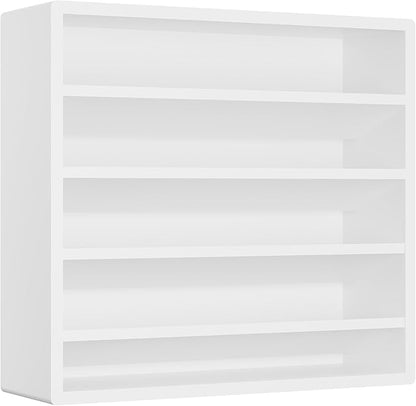 Orimade 4 Tier Spice Rack Organizer for Cabinet, Freestanding Bamboo Seasoning Rack for Countertop, Cupboard, Pantry, Kitchen, 13.18 x 4.13 x 12.2 inches(Spice Jars Not Included), Walnut Stain