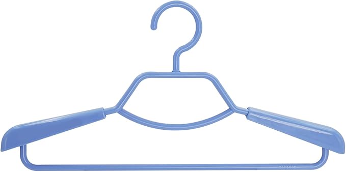 Shinco Hangers, Wrinkle-Resistant Shirt, Hanger, Set of 2, Sky Blue