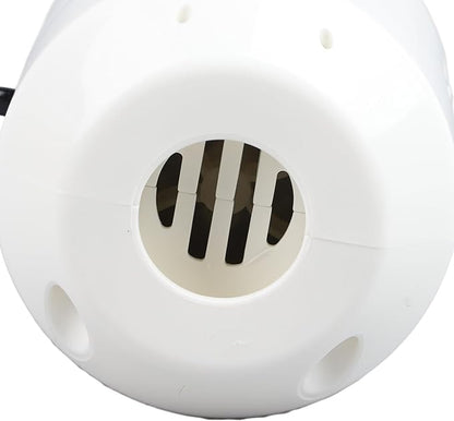 Powerful White Electric Storage Bag Pump for Efficient and Easy Compression of Vacuum Bags