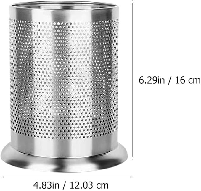Cabilock 2Pcs Stainless Steel Chopstick Cages with Mesh Design Kitchen Tableware Drying Racks Holders for Utensils Premium Kitchen Supplies