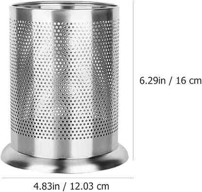 Cabilock 2Pcs Stainless Steel Chopstick Cages with Mesh Design Kitchen Tableware Drying Racks Holders for Utensils Premium Kitchen Supplies