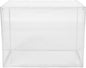 Milisten Acrylic Extra Large Shoe Storage Box 45x33x33cm, Plastic Stackable Organizer with Front Door, Sneaker and Boot Display Case for Entryway and Closet
