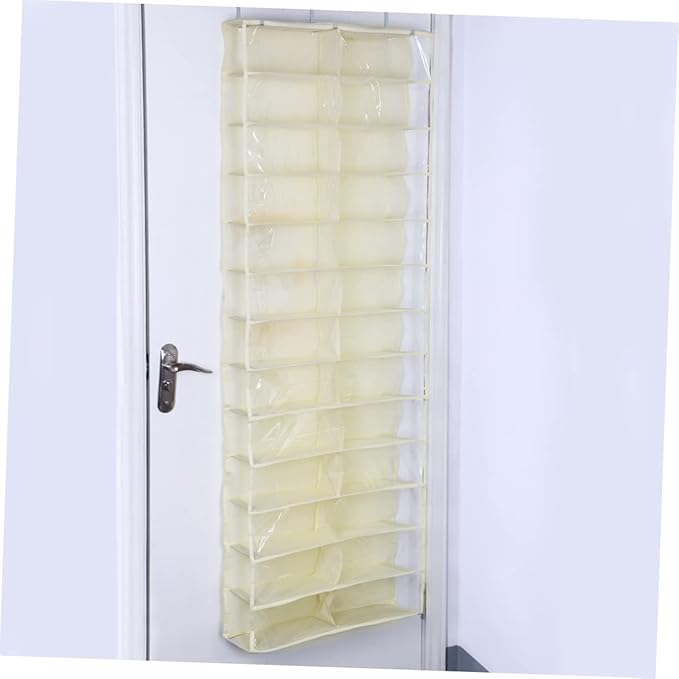 Luxshiny Shoe Organizer for Closet Large Pockets over Door Hanger Holder Space Saving Easy to Install
