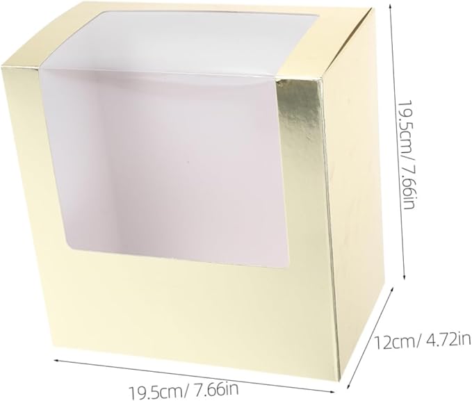 2pcs Square Hat Box with Window Clear Display Case for Baseball Caps Versatile Hat Holder for Home Travel