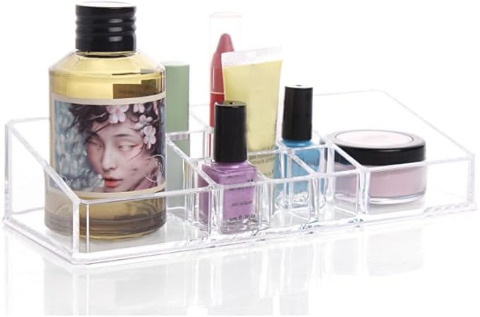 Kamay's Multifunctions Cosmetic Make Up Clear Acrylic Organiser with 11 Sections (SF-1067)