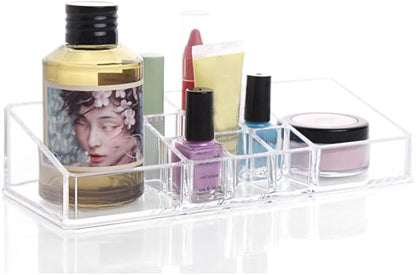 Kamay's Multifunctions Cosmetic Make Up Clear Acrylic Organiser with 11 Sections (SF-1067)