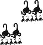 PRETYZOOM 20pcs Sneakers Hanging Hooks Plastic Shoe Storage Rack for Organizer Drying Organizer for Supermarket and Home