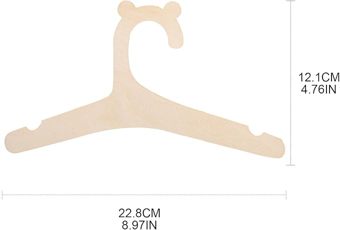 Baby For Creative Wood Hanger 10Pcs Household Organization Hanging Rack For Home Bedroom Toddler Girls Boys Pants Storag Cute Baby Hanger
