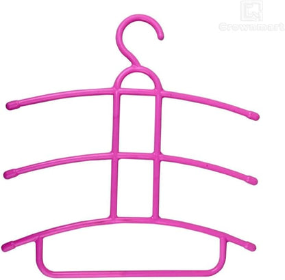 Crownmart® Multifunctional Fishbone Anti-Skid Multi Layers Clothes Hanger (Multicolor) (2)