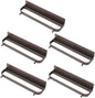 Happyyami 5pcs Wall-Mounted Slippers Rack Over The Door Shoe Organizer Easy Install Adhesive Hooks Bathroom Decor Storage Rack Punch Stand