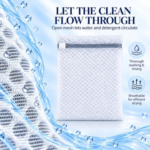12PCS Laundry Bags Mesh Wash Bags,12X16IN Mesh Laundry Bags - Image 6
