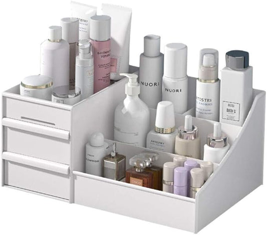 Drawer Type Cosmetics Storage Box Dormitory Desktop Finishing Dresser Skin Care Lipstick Plastic Shelf ABS Material