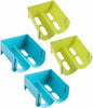 PRETYZOOM Fridge Can Dispenser Stackable Soda Can Organizer Sturdy Refrigerator Storage Rack for Bins Bottles