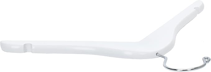 Quality 12 Inch White Kids Wooden Hangers - 80 Pack Children Hangers with Multifunctional Notches & 360 Degree Swivel Chrome Hook - Kid Coat Hangers for Clothes Size 8 and Smaller (White, 80)