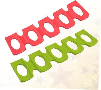IMIKEYA 2pcs Silicone Beer Pad Organizer for Refrigerator Home Bar Stacking Mat for Drinks Wine Bottles Cans and Easy to Clean Silicone Beverage Storage