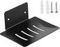 YUZP Soap Holder for Shower with Stainless Steel,Rustproof Soap Saver Sponge Holder for Bathroom,Tub,Kitchen Sink (Black Bore)